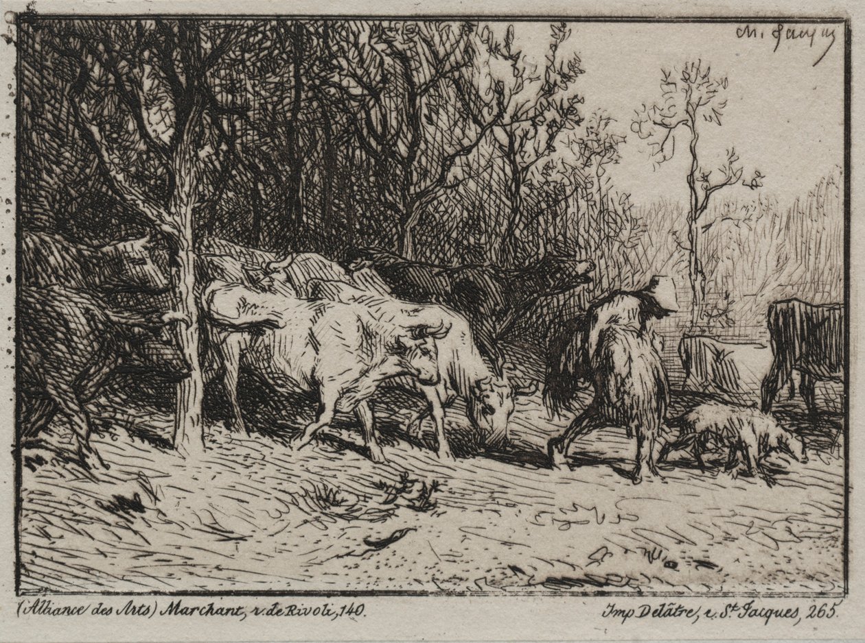 Kon. av Charles Emile Jacque