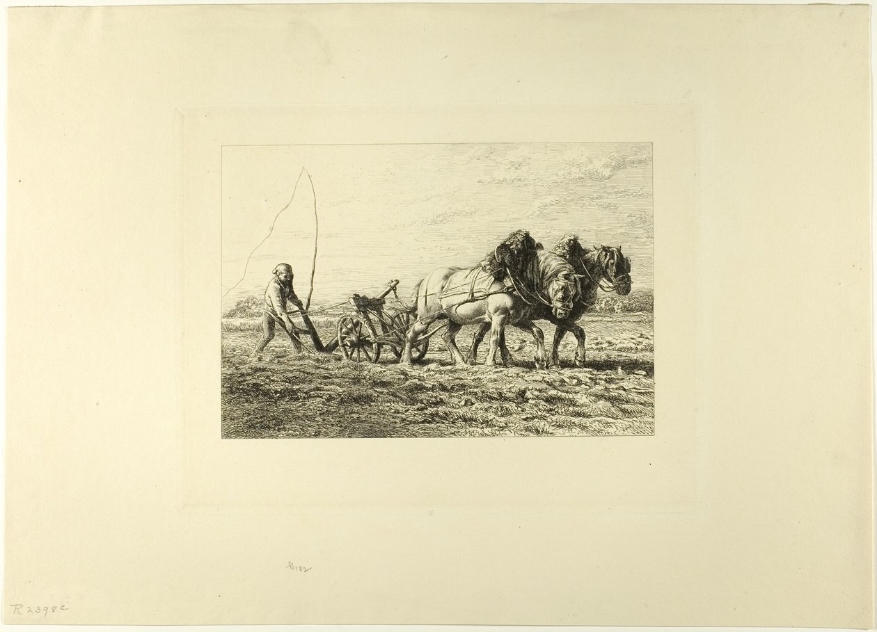Plöjning av Charles Emile Jacque