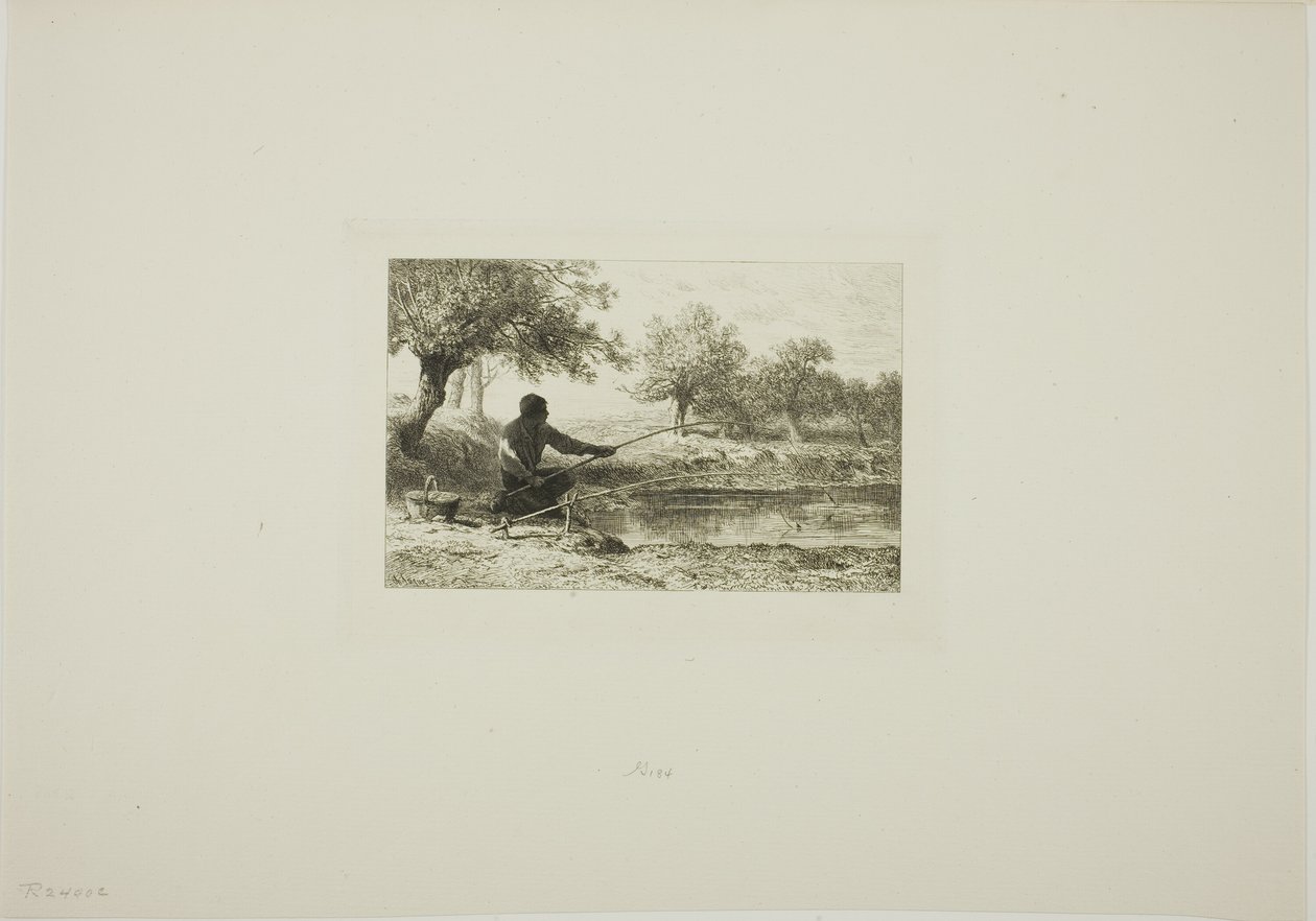 Polfiske av Charles Emile Jacque