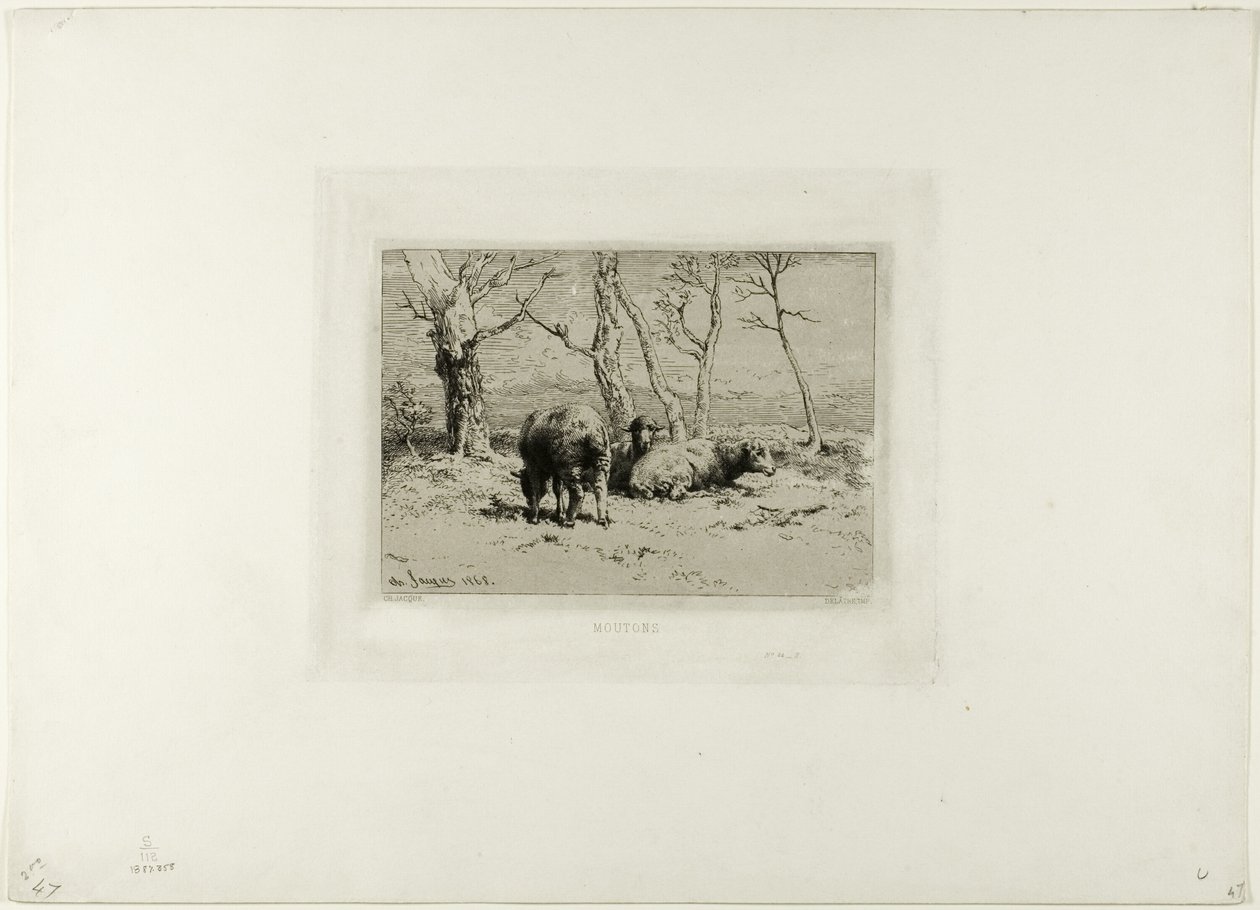 Får av Charles Emile Jacque