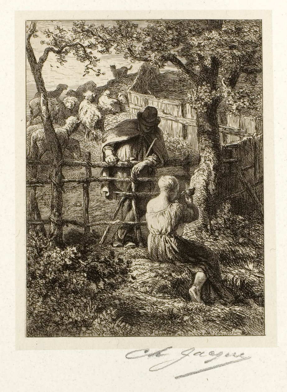 Sommar av Charles Emile Jacque
