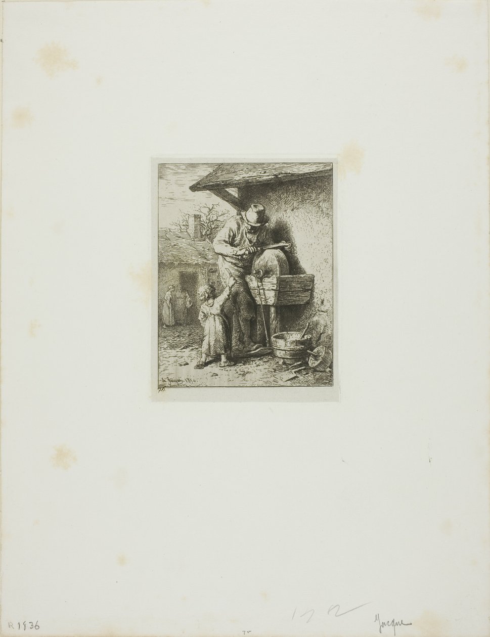 Knivsliparen av Charles Emile Jacque