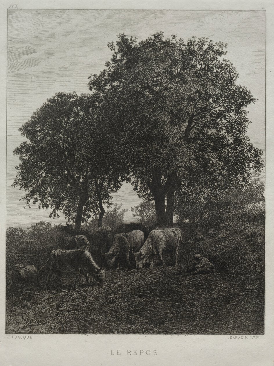 Vilan. av Charles Emile Jacque