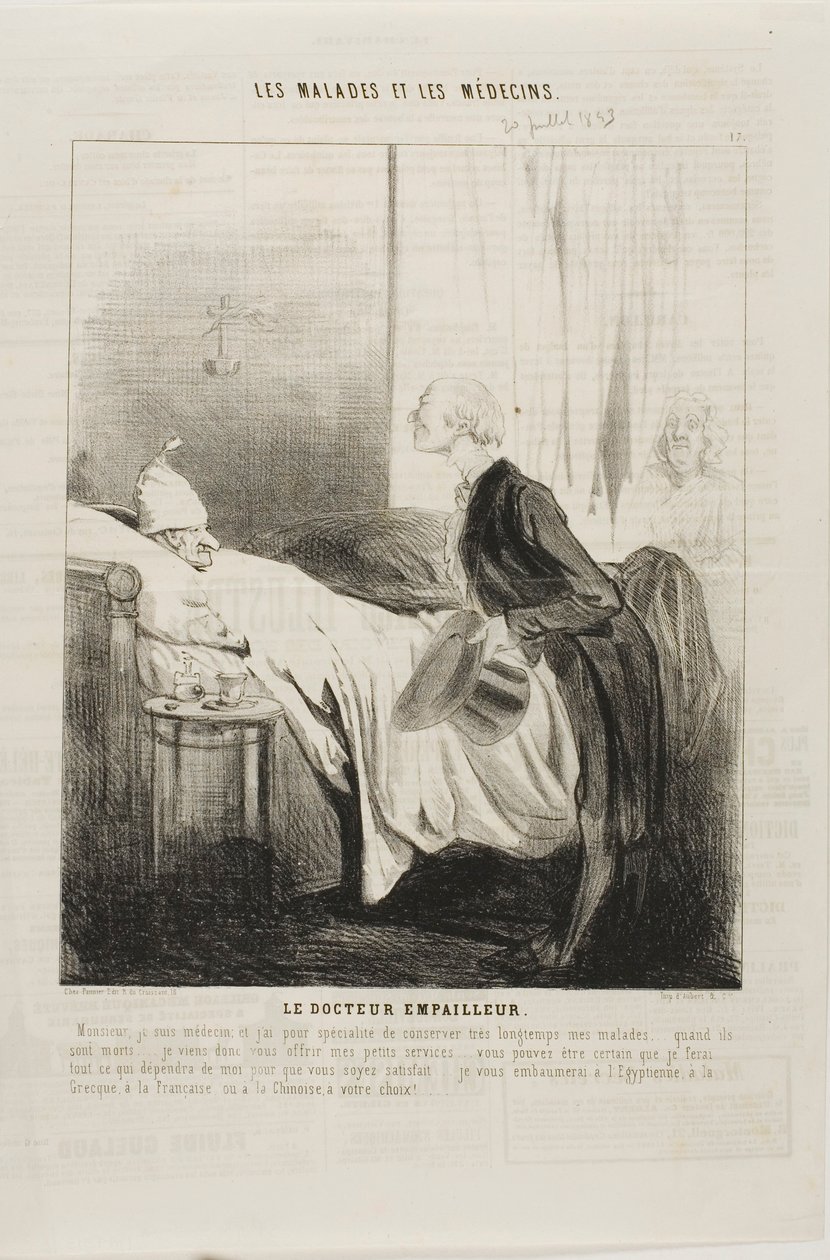 Taxidermistläkaren av Charles Emile Jacque