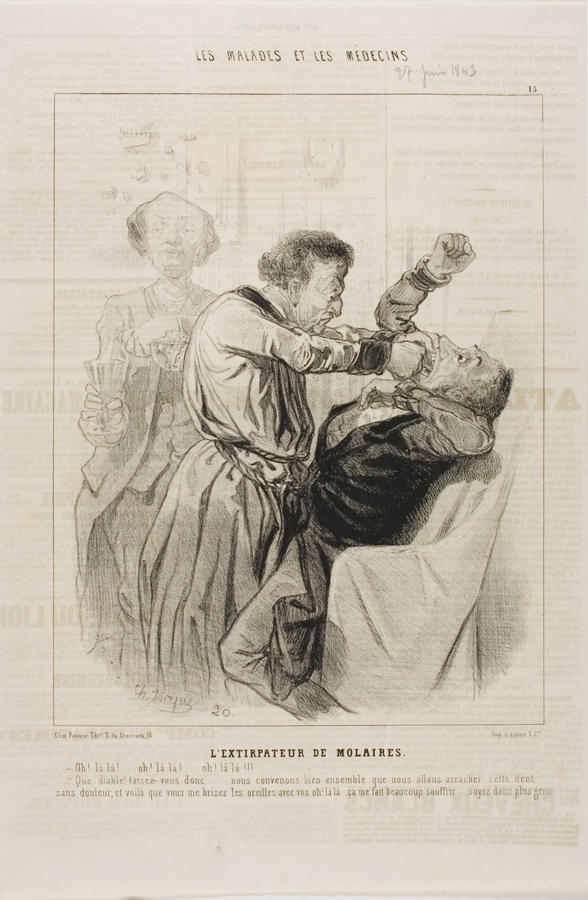 Tanddragaren (skylt 15) av Charles Emile Jacque