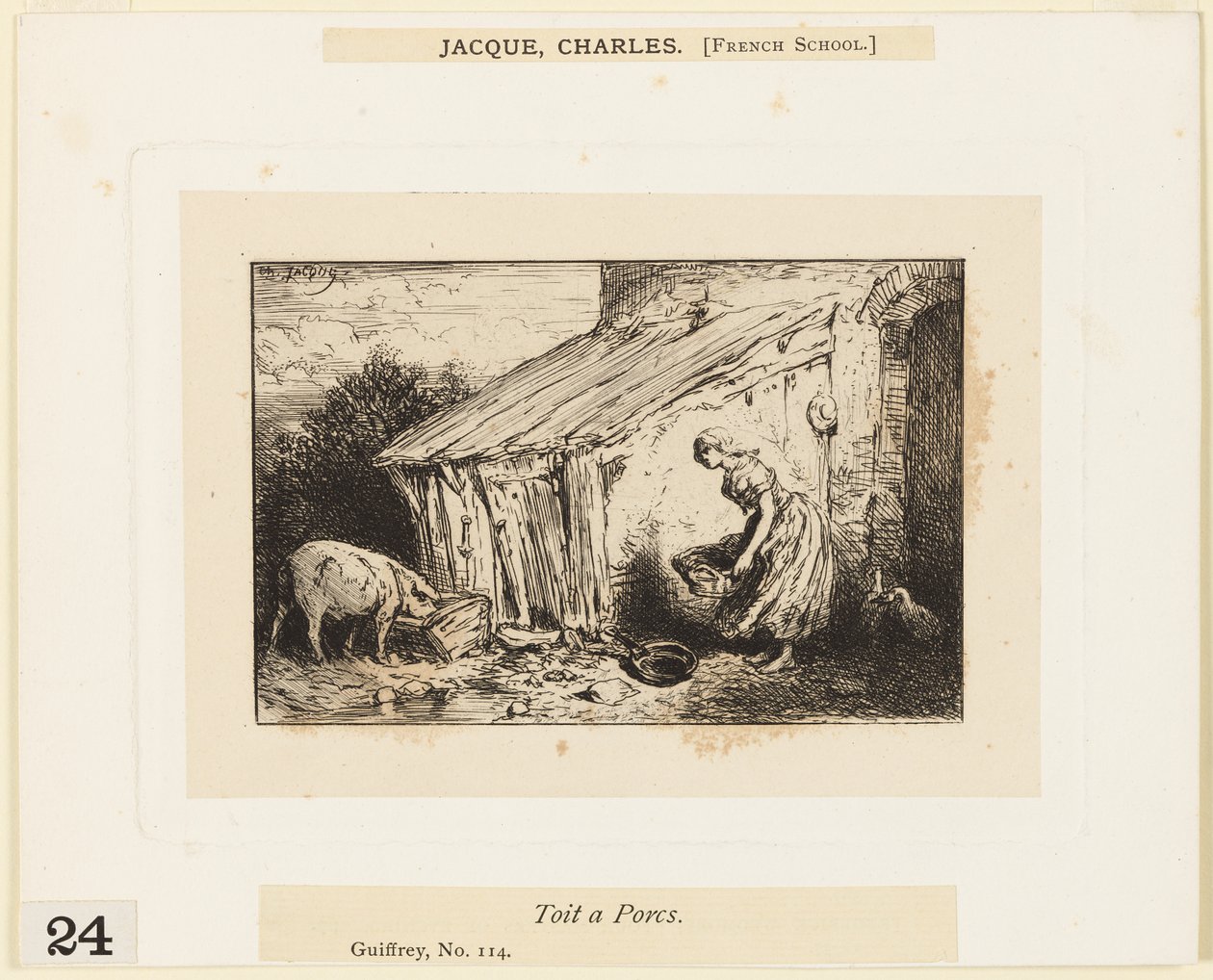 Gristak av Charles Emile Jacque