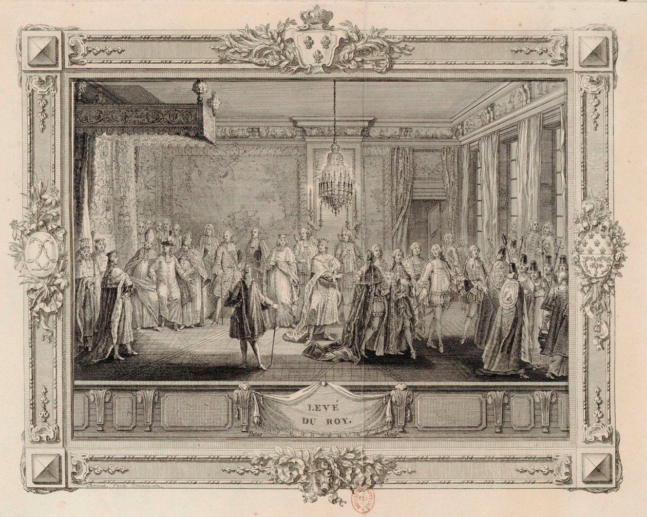 Levé du Roy Dammen av kung Ludvig XVI, 1774-1775. av Charles Emmanuel Patas