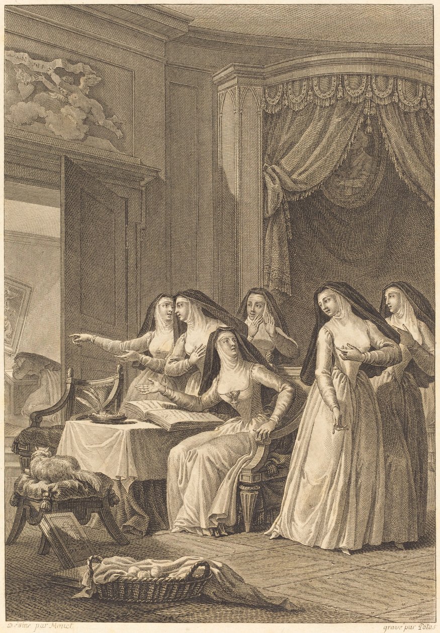 Syster Jane av Charles Emmanuel Patas after Charles Monnet