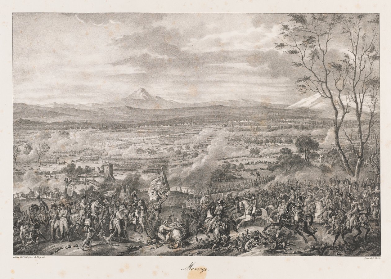 Maringo, tidigt 1800-tal (litho) av Charles Etienne Pierre Motte