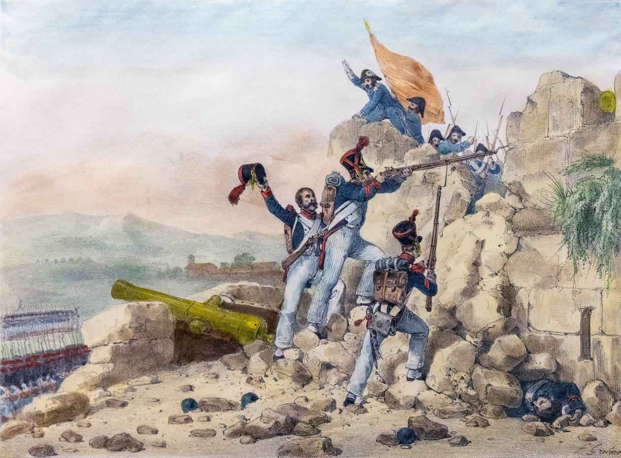 Överlämnandet av Ciudad Rodrigo, Spanien av Charles Etienne Pierre Motte