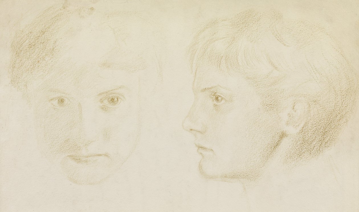 Edward Robert Hughes, 16 år, 1867 (krita på papper) av Charles Fairfax Murray
