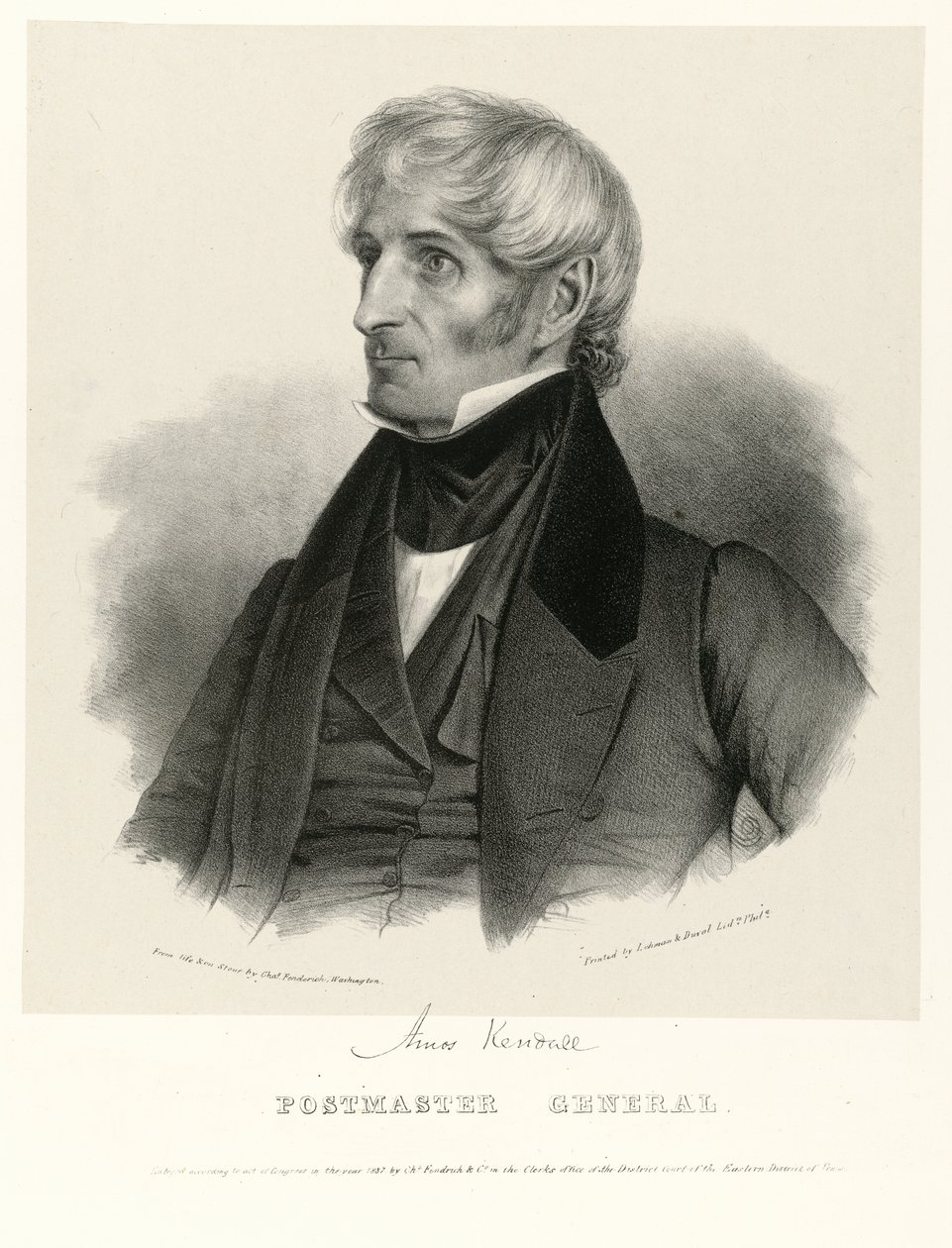 Amos Kendall av Charles Fenderich