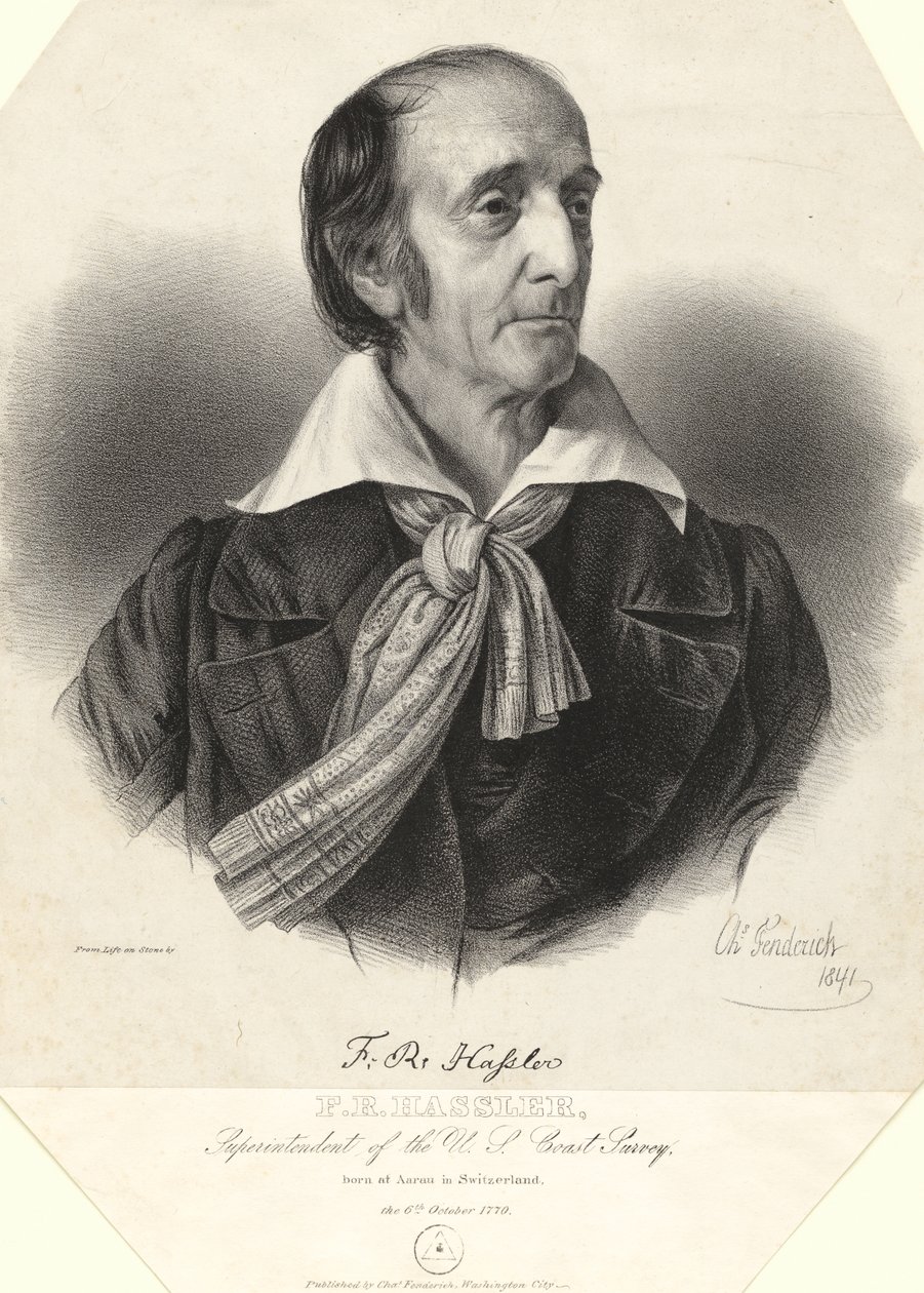 Ferdinand Rudolph Hassler av Charles Fenderich