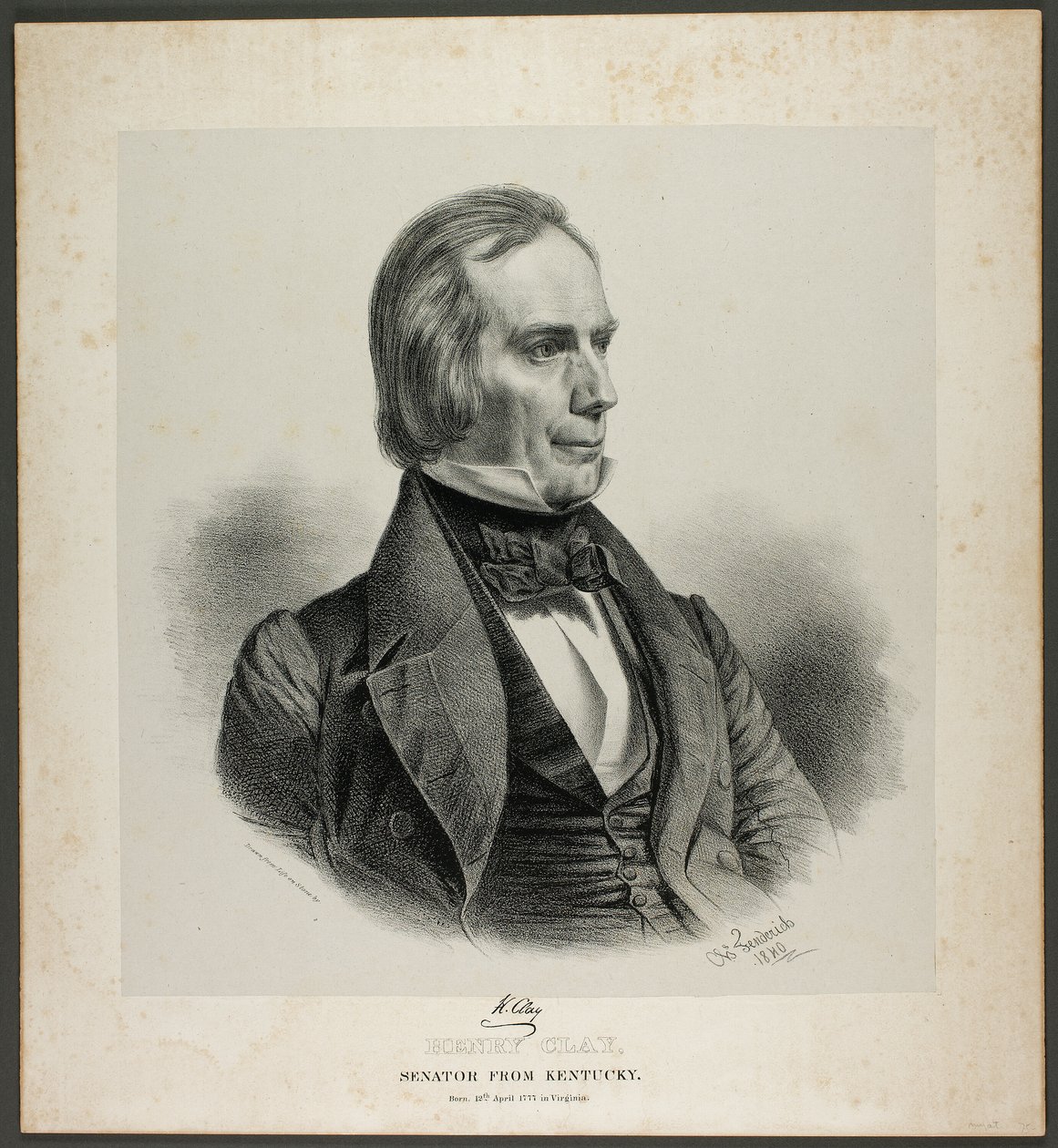 Henry Clay, senator från Kentucky av Charles Fenderich