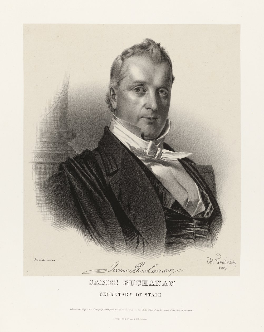 James Buchanan av Charles Fenderich