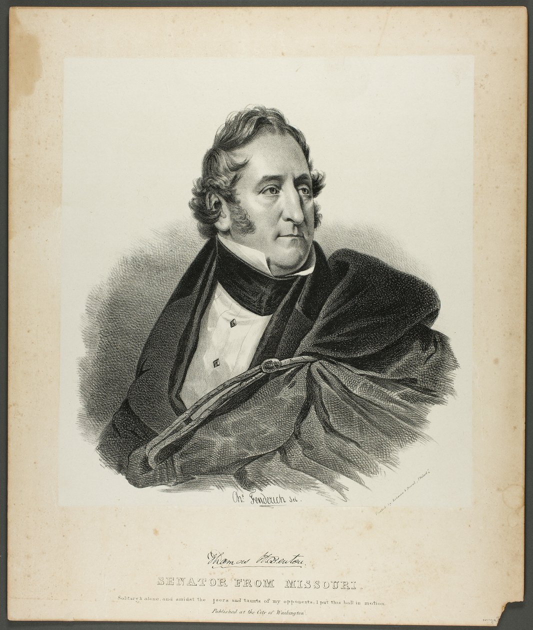 Thomas Benton, senator från Missouri av Charles Fenderich