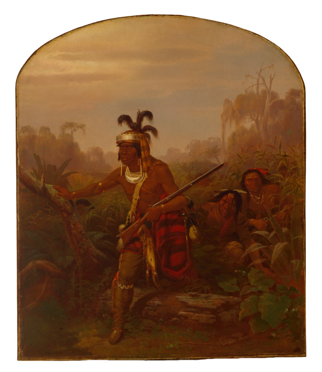 Chef Billy Bowlegs av Charles Ferdinand Wimar