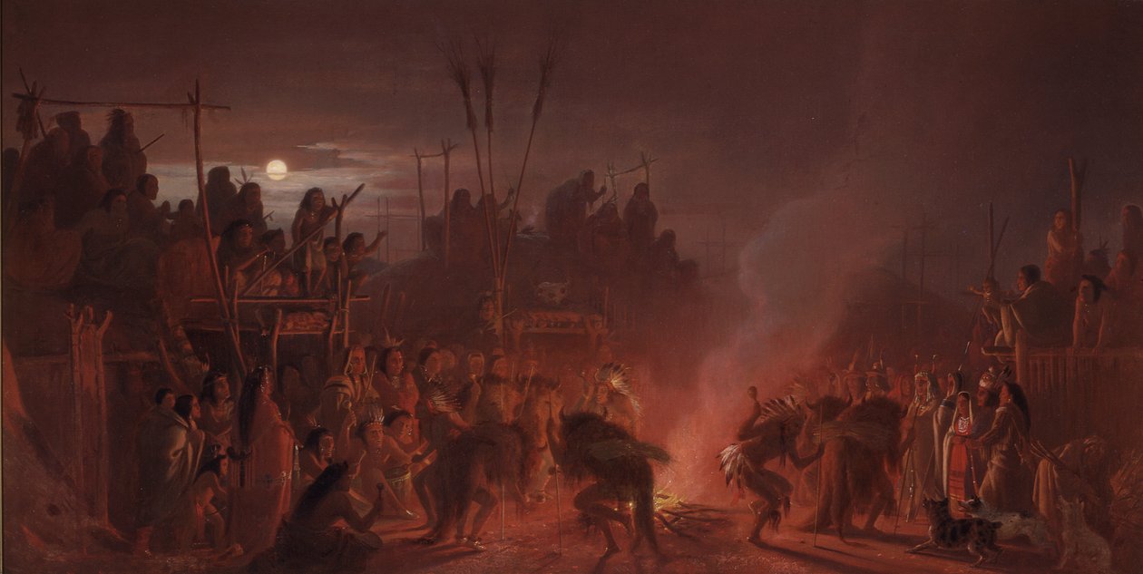 Buffeldansen av Charles Ferdinand Wimar