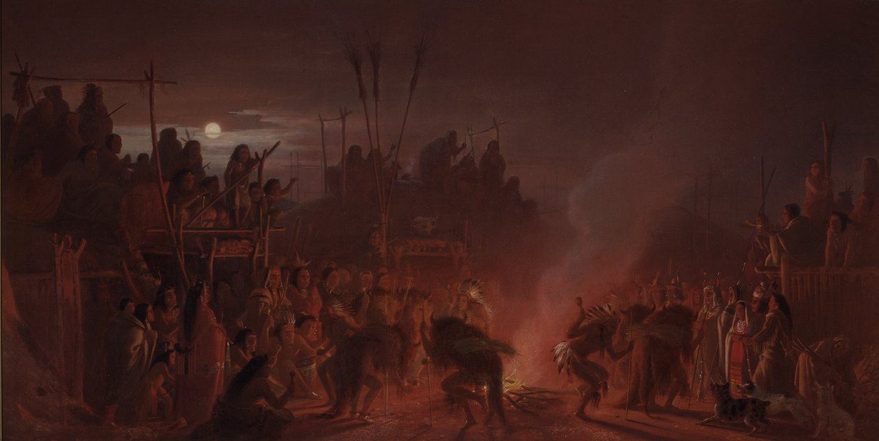 Buffeldansen av Charles Ferdinand Wimar