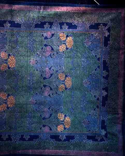Donegal Carpet (se även 131997) (detalj) av Charles Francis Annesley Voysey