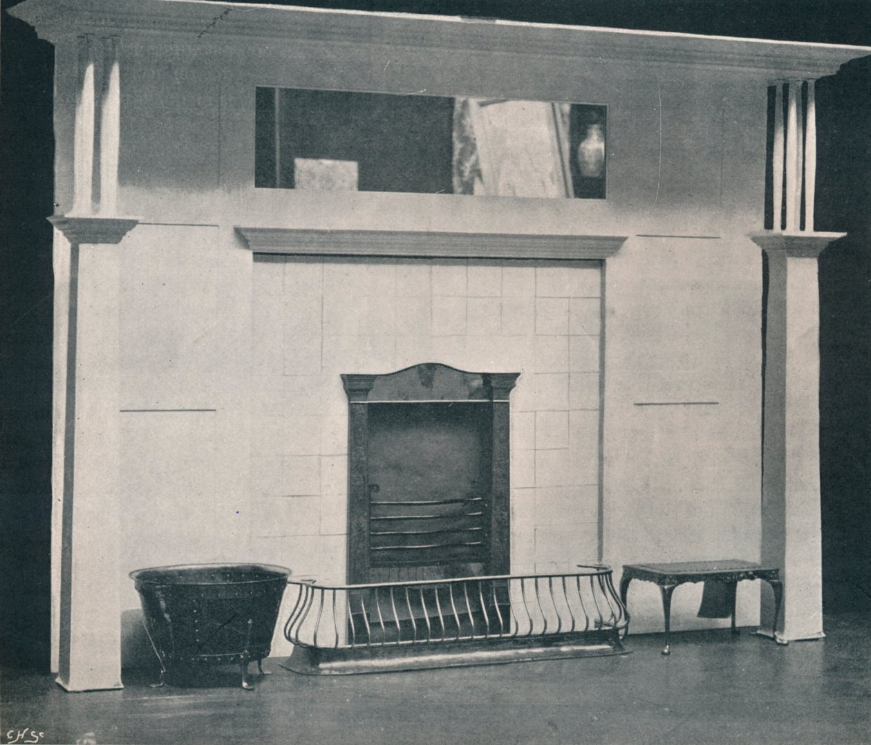 Öppen spis, c1895, 1897 av Charles Francis Annesley Voysey