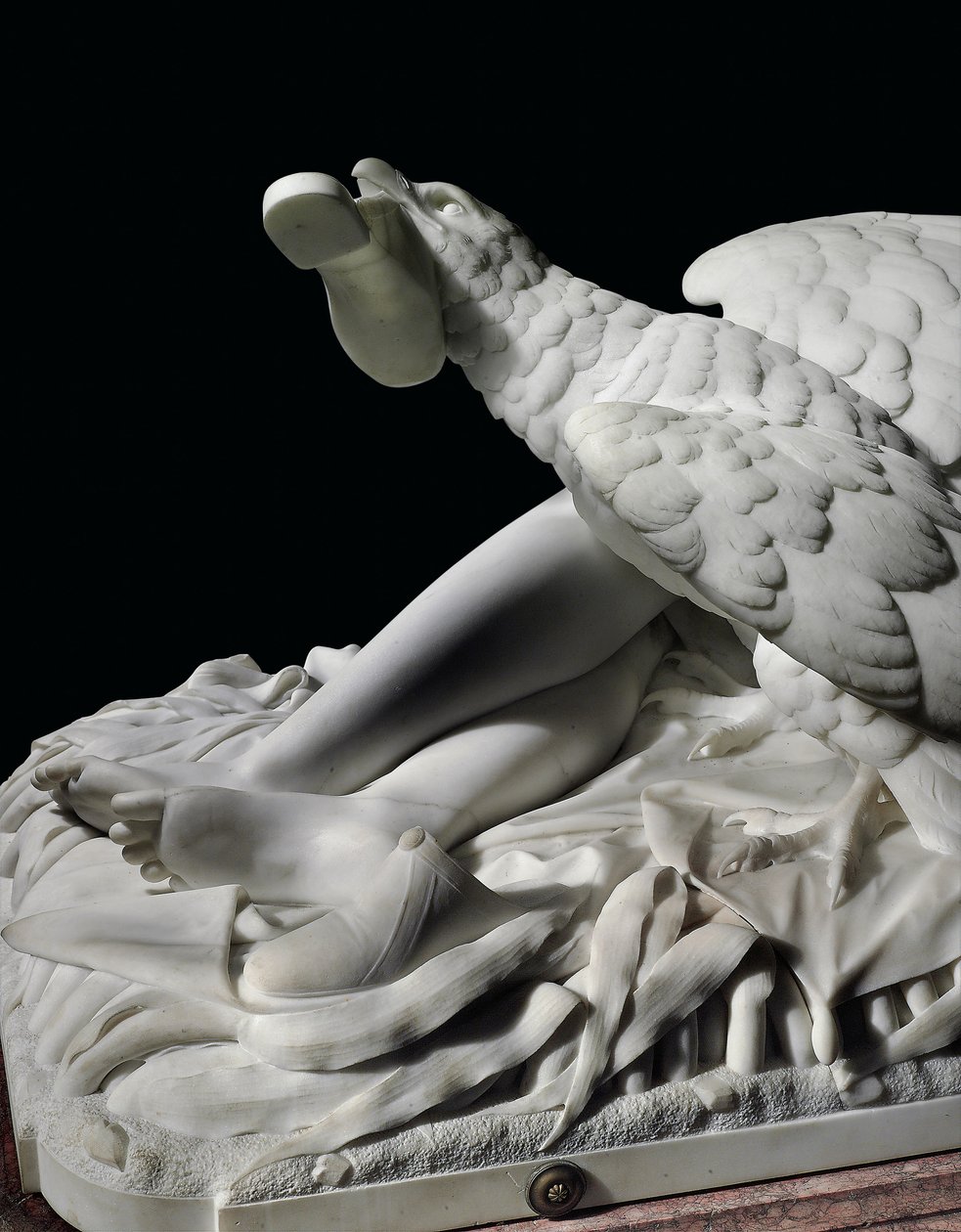 En figur av Rhodopis i naturlig storlek på sockel, 1862 av Charles Francis Fuller