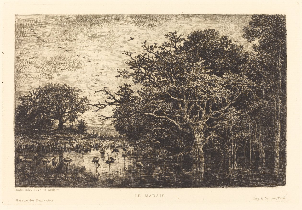 Kärr av Charles Francois Daubigny