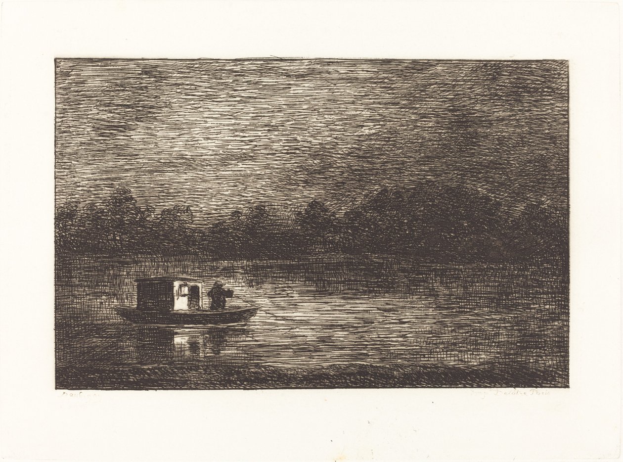 Nattresa, 2:a plattan av Charles Francois Daubigny