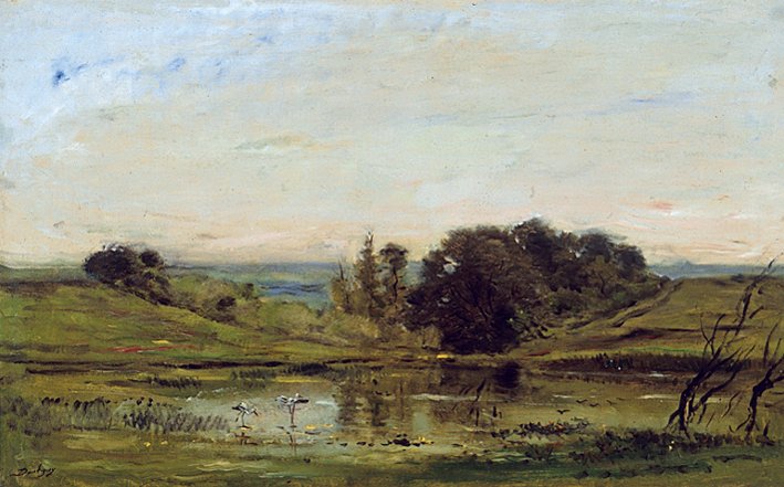 Ensamhet av Charles Francois Daubigny