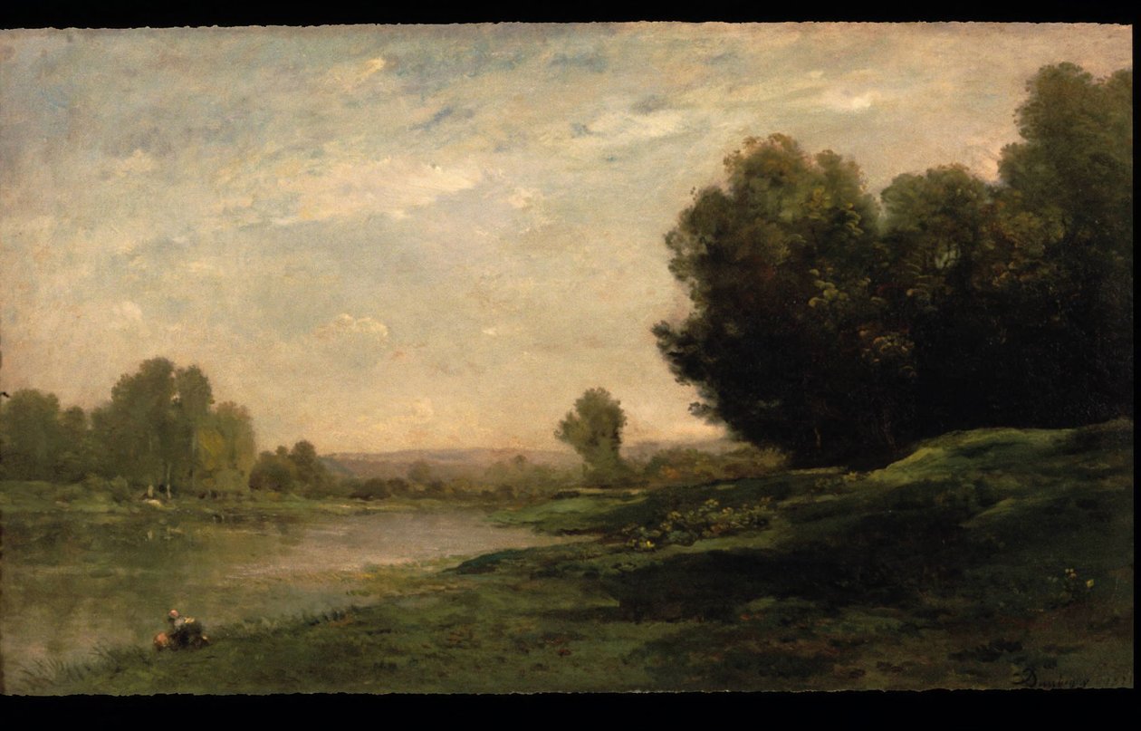 Oises stränder av Charles Francois Daubigny