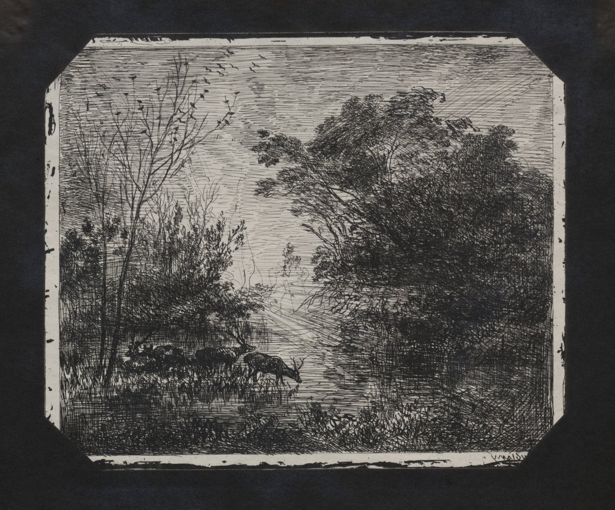 Rådjuret, 1862. av Charles Francois Daubigny