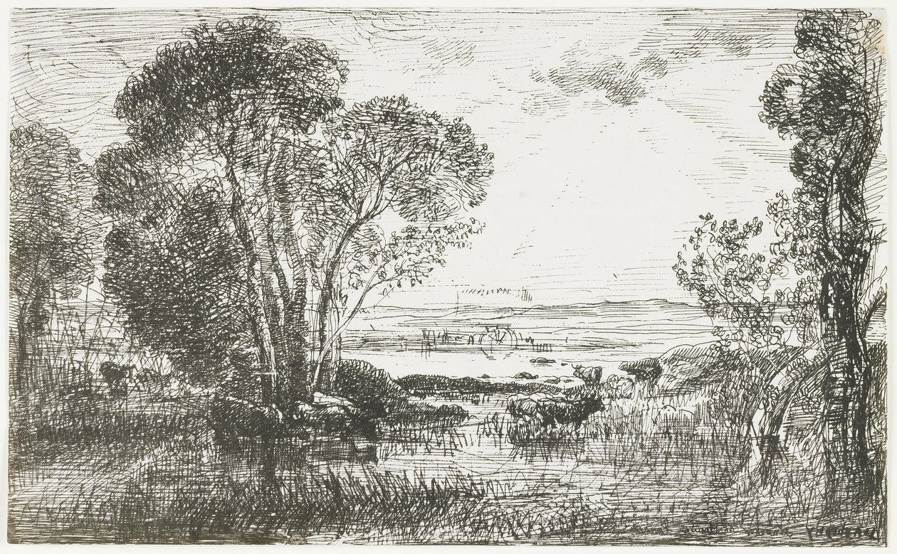 Hydraulmotorn, 1862 av Charles Francois Daubigny