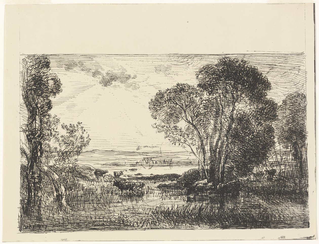 Hydraulmaskinen av Charles Francois Daubigny
