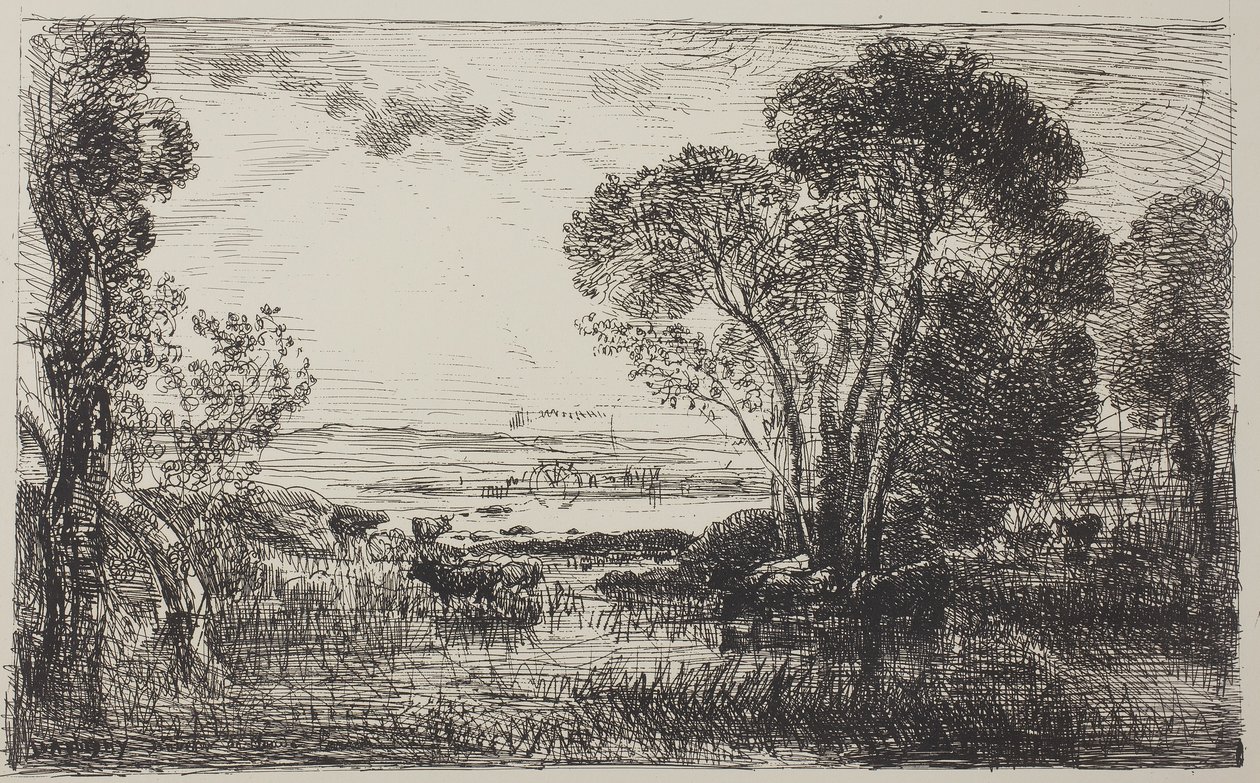 Hydraulmaskinen av Charles Francois Daubigny