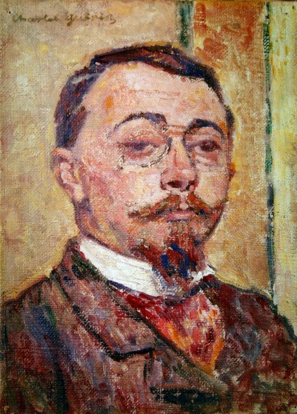 Porträtt av Charles-Louis Philippe, 1903 av Charles Guerin