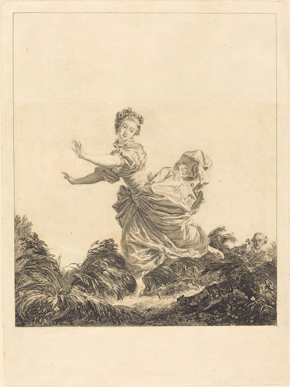 Läcker med flit av Charles François Adrien Macret after Jean Honoré Fragonard