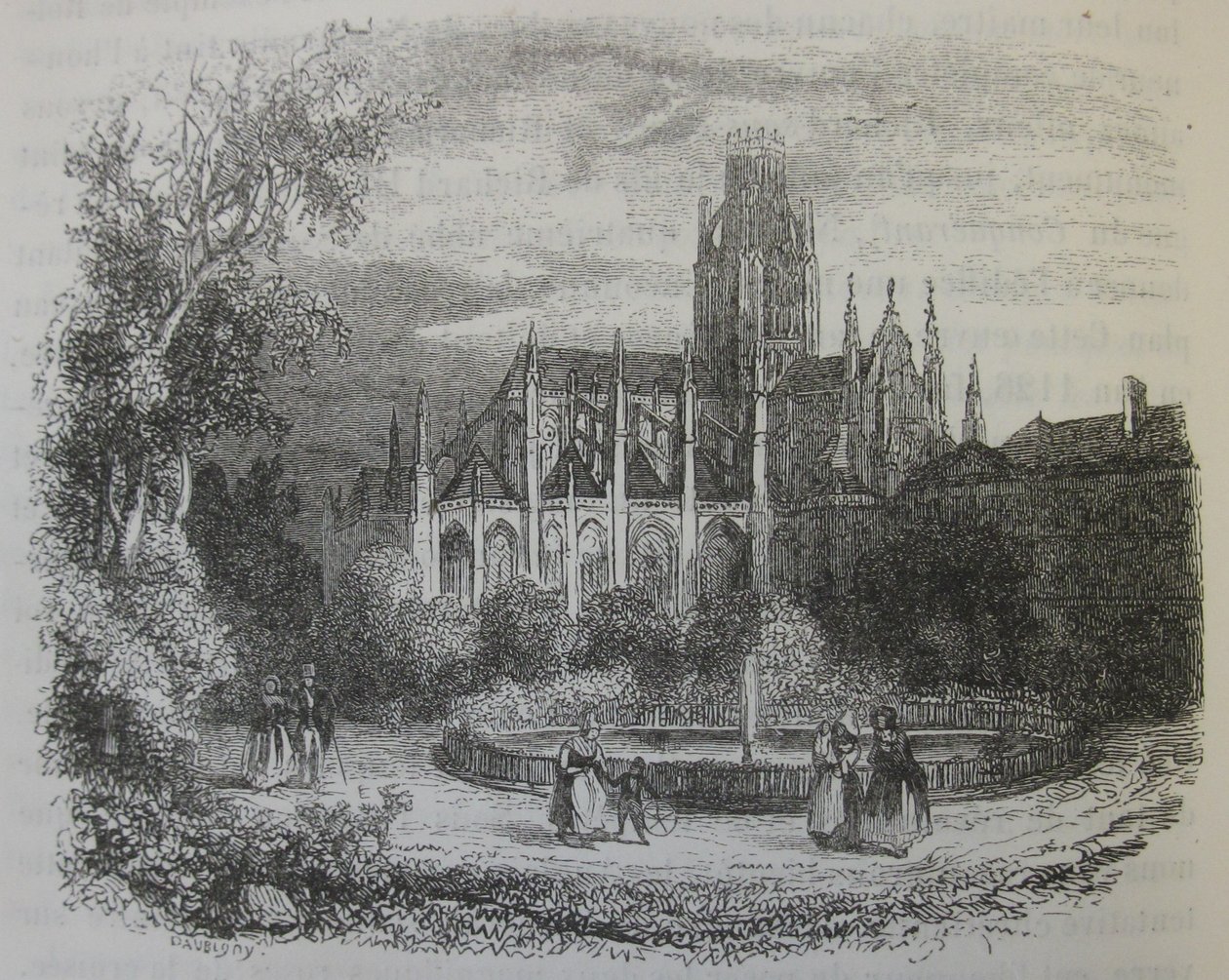 Normandie Jules Janin illustration 52 av Charles Francois Daubigny