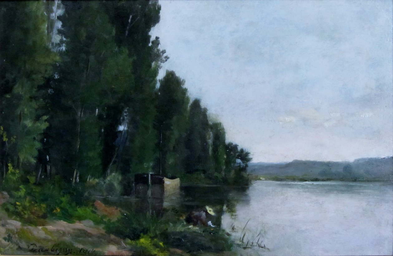 Tvättning av Charles Francois Daubigny