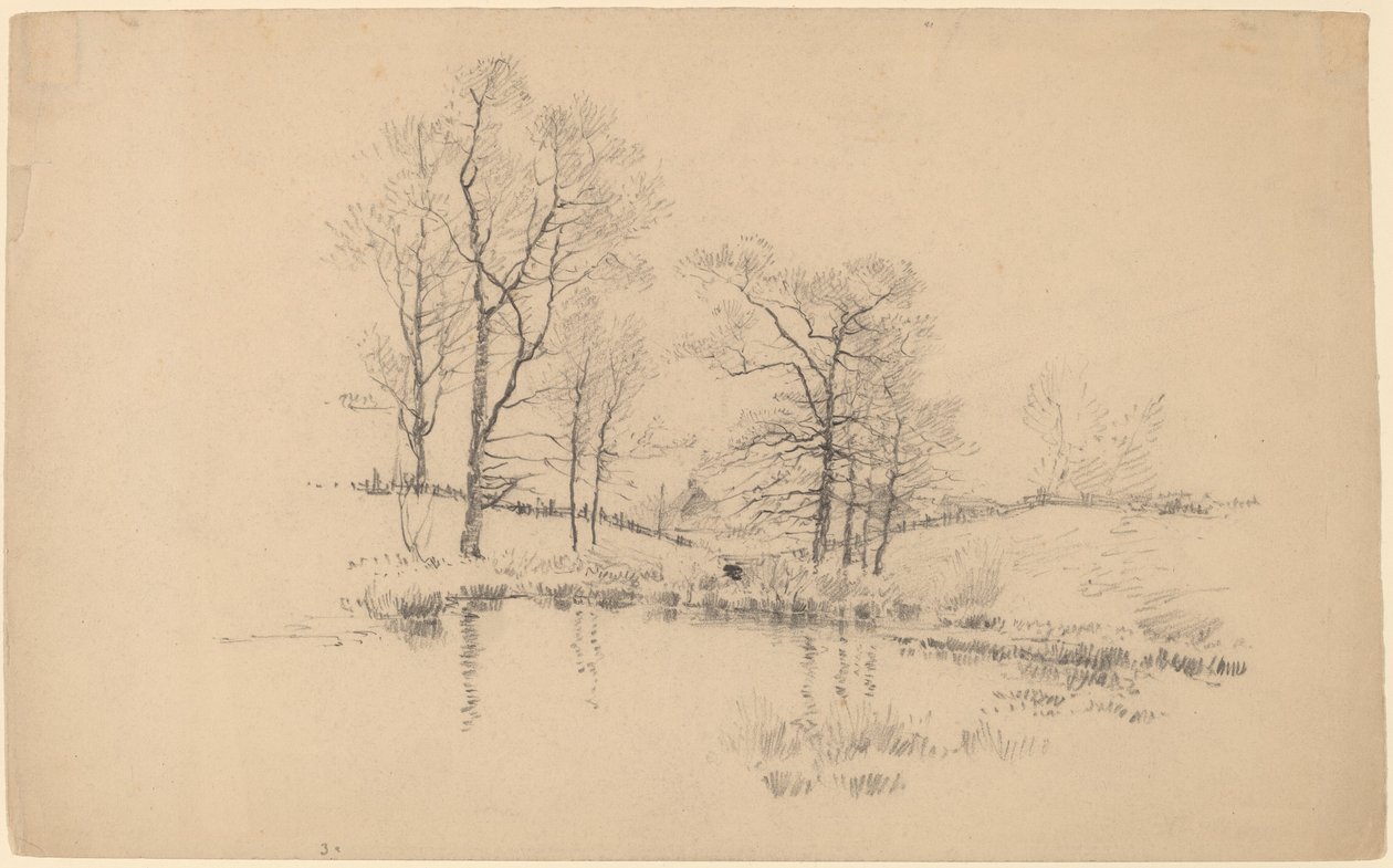 Meadow Pond, New York av Charles Frederick William Mielatz