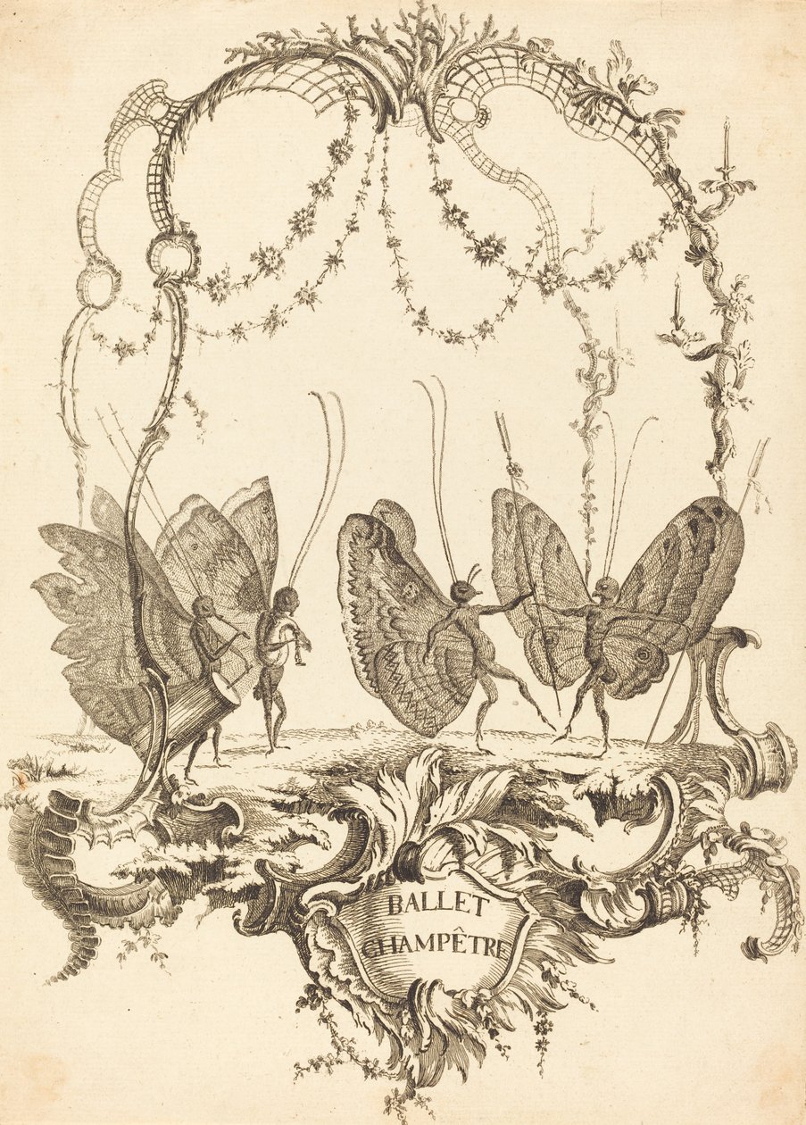 Country Balett av Charles Germain de Saint Aubin
