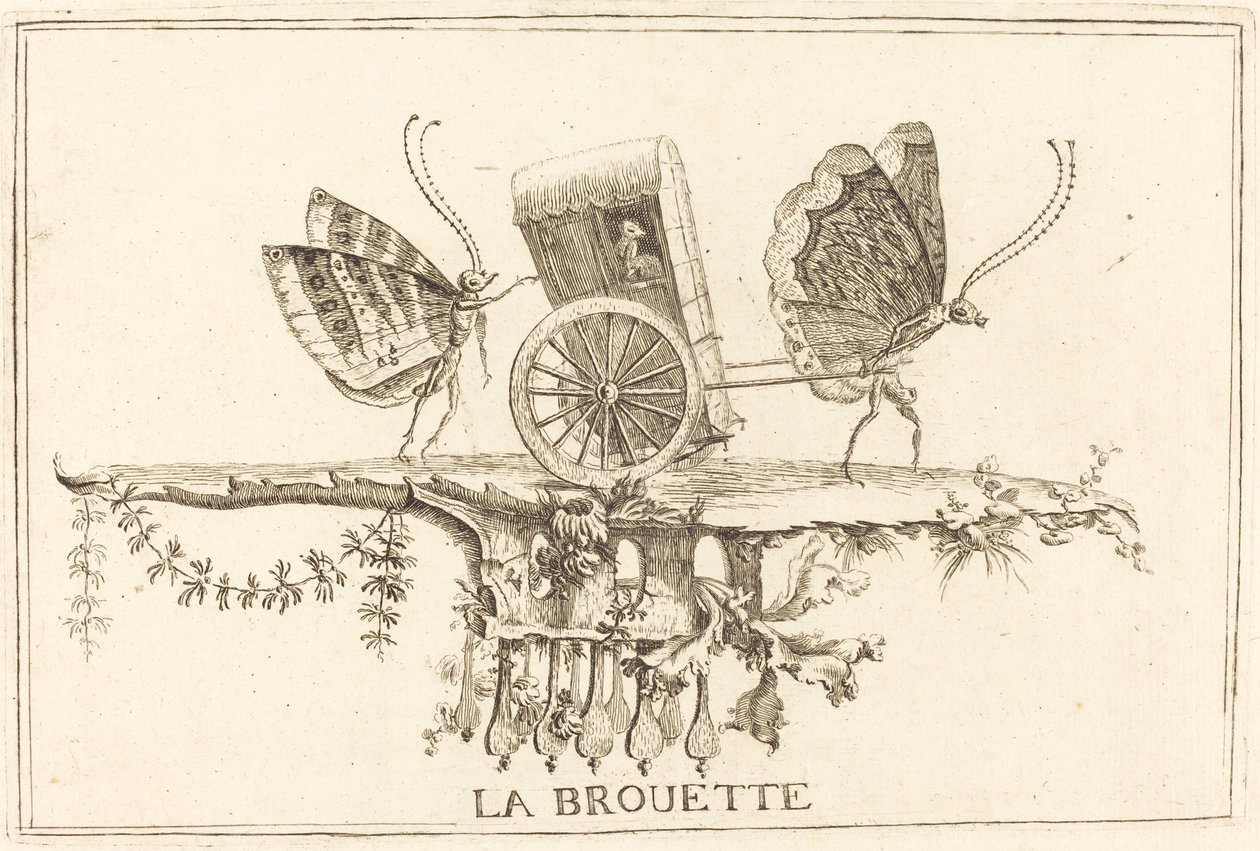 Skottkärran av Charles Germain de Saint Aubin