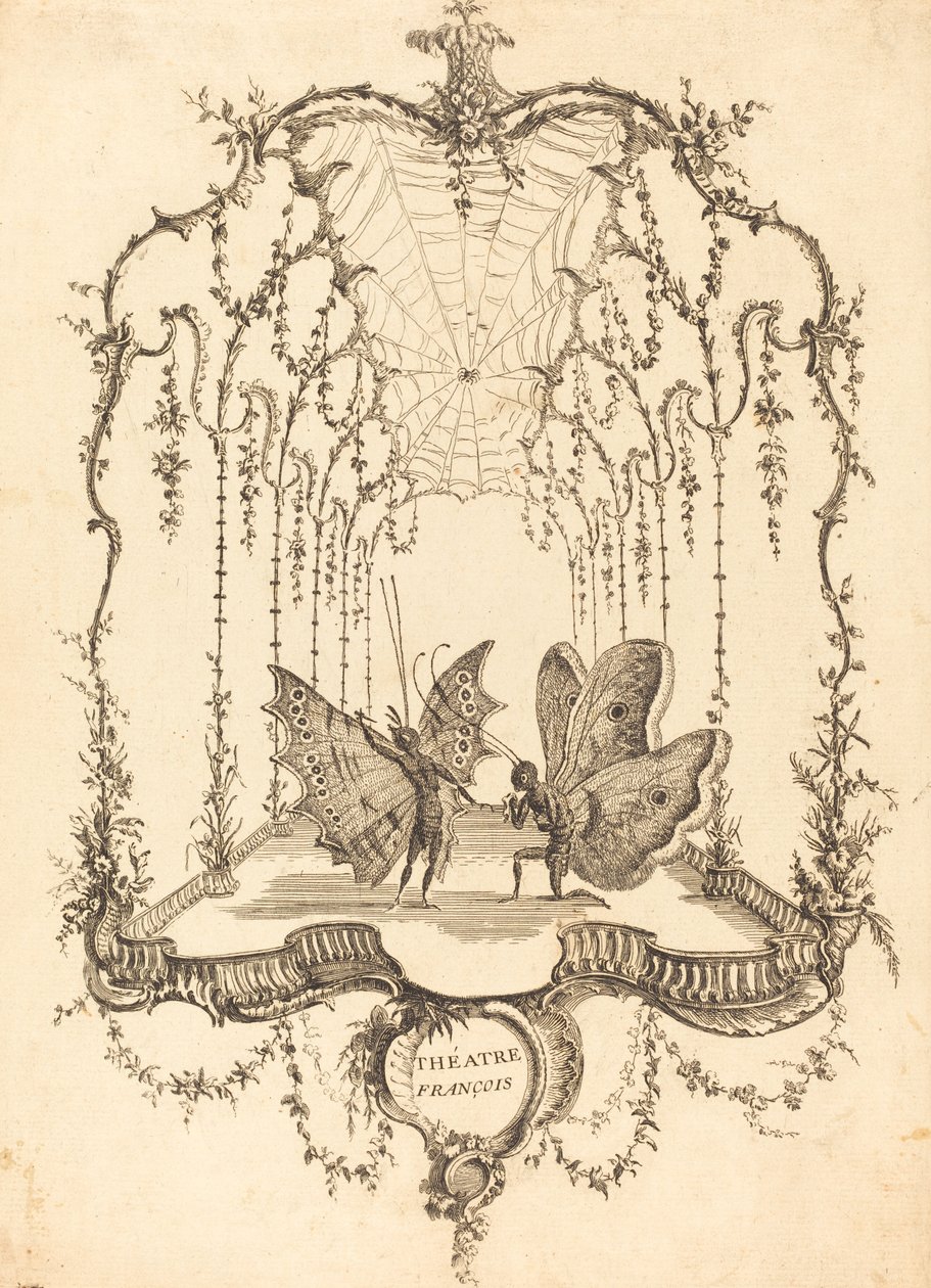 Franska teatern av Charles Germain de Saint Aubin