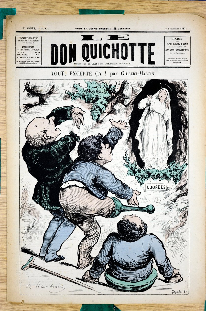 Omslag till "Le Don Quijote", nummer 324, Satirique en Colours av Charles Gilbert Martin
