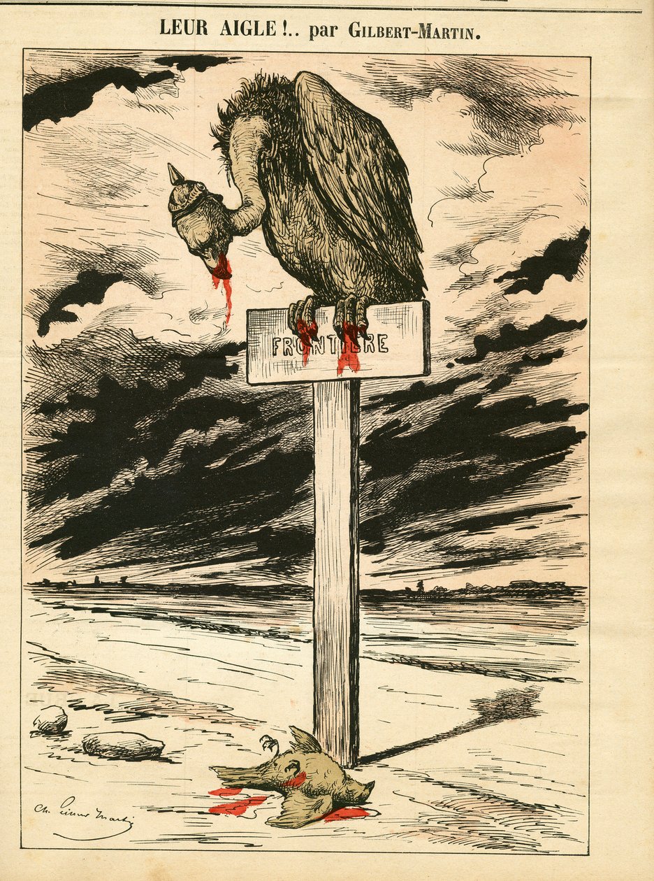 Omslag till ""Le Don Quixote"", nummer 693, satirisk i färg av Charles Gilbert Martin