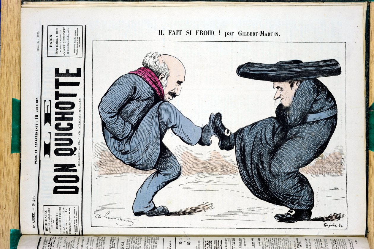 Omslag till "" The Don Quixote"", nummer 287, Satirique en Colors av Charles Gilbert Martin