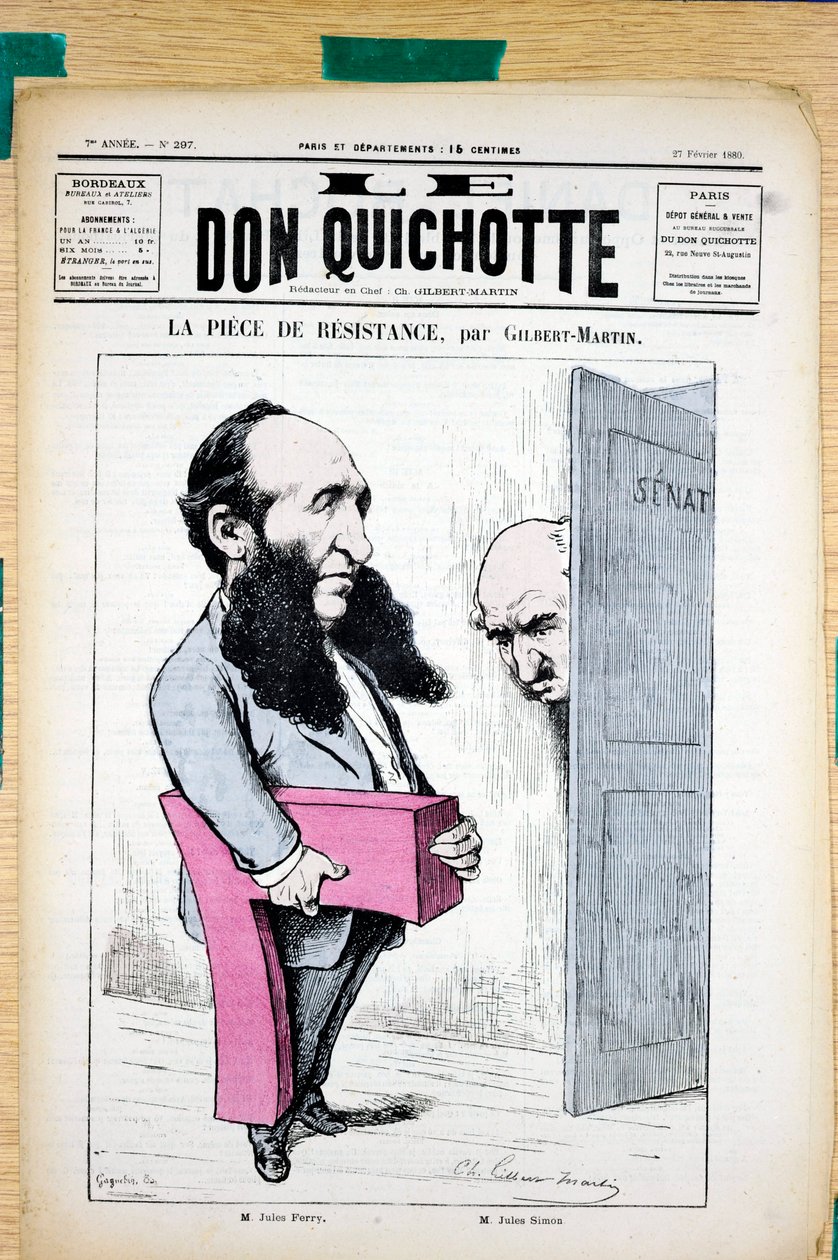Omslag till "" The Don Quijote"", nummer 297, Satirical in Colors av Charles Gilbert Martin
