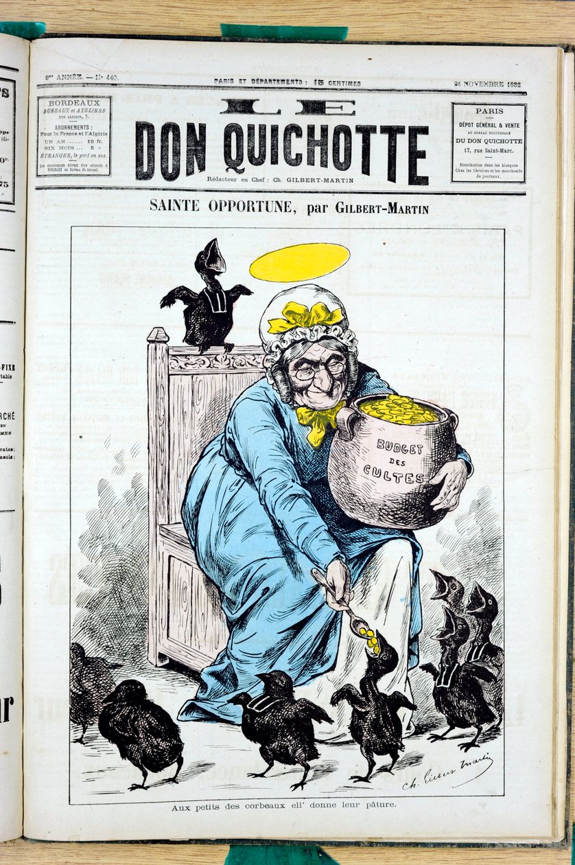 Omslag till "" The Don Quixote"", nummer 440, Satirical en Colors av Charles Gilbert Martin