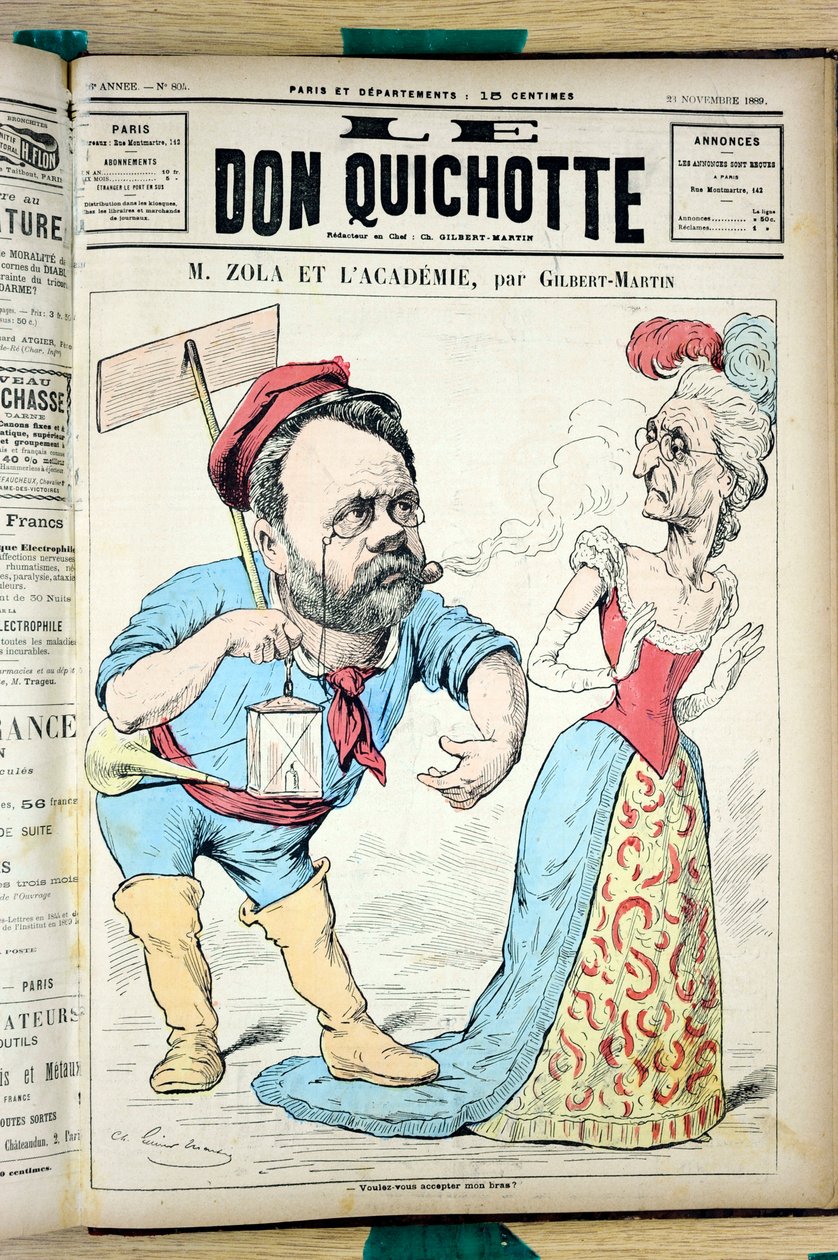 Omslag till "" The Don Quijote"", nummer 804, Satirical in Colors av Charles Gilbert Martin
