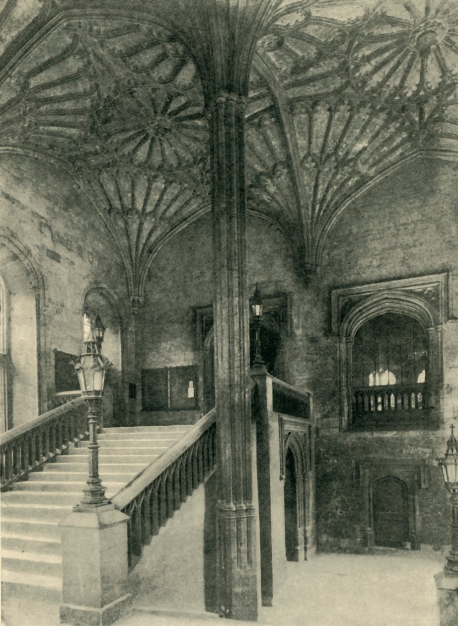 "Fläktpelare och tak utanför Christchurch Hall", 1902. av Charles Gillman and Co