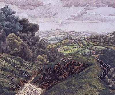 Engelska landskapet av Charles Ginner